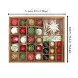 Buy 78 pack Ornaments Red/Green Dimensions Image at costco.co.uk