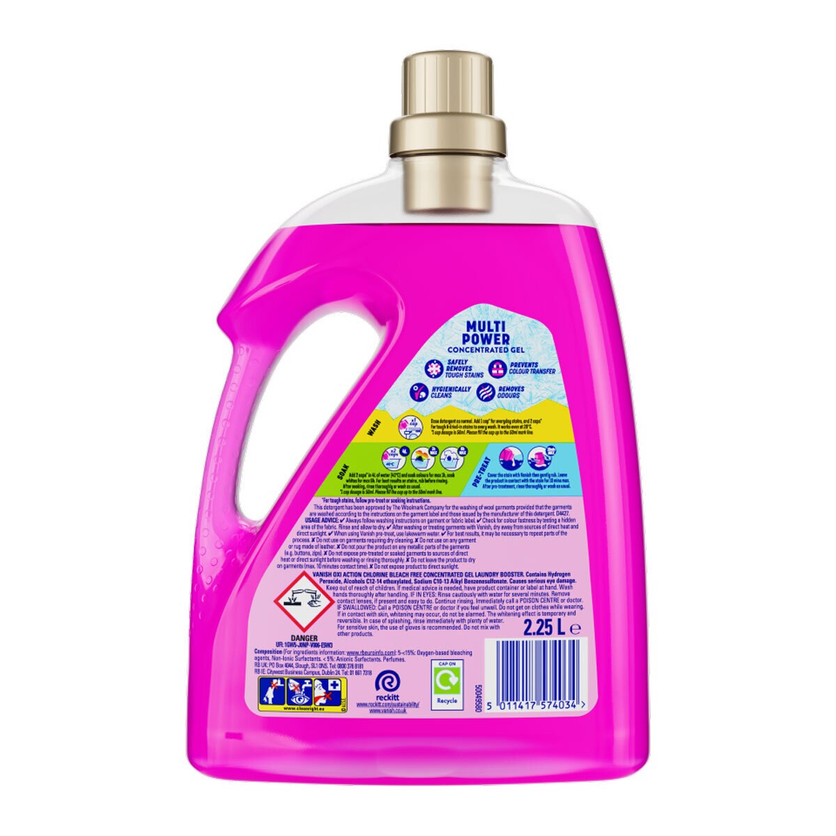 Vanish Gold Power Gel, 2.25L Vanish Gold Power Gel, 2.25L