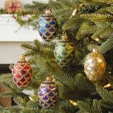 Buy Multi Colour Glass Ornaments Lifestyle2 Image at Costco.co.uk