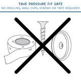 BabyDan ASTA True Pressure Fit Metal Safety Gate