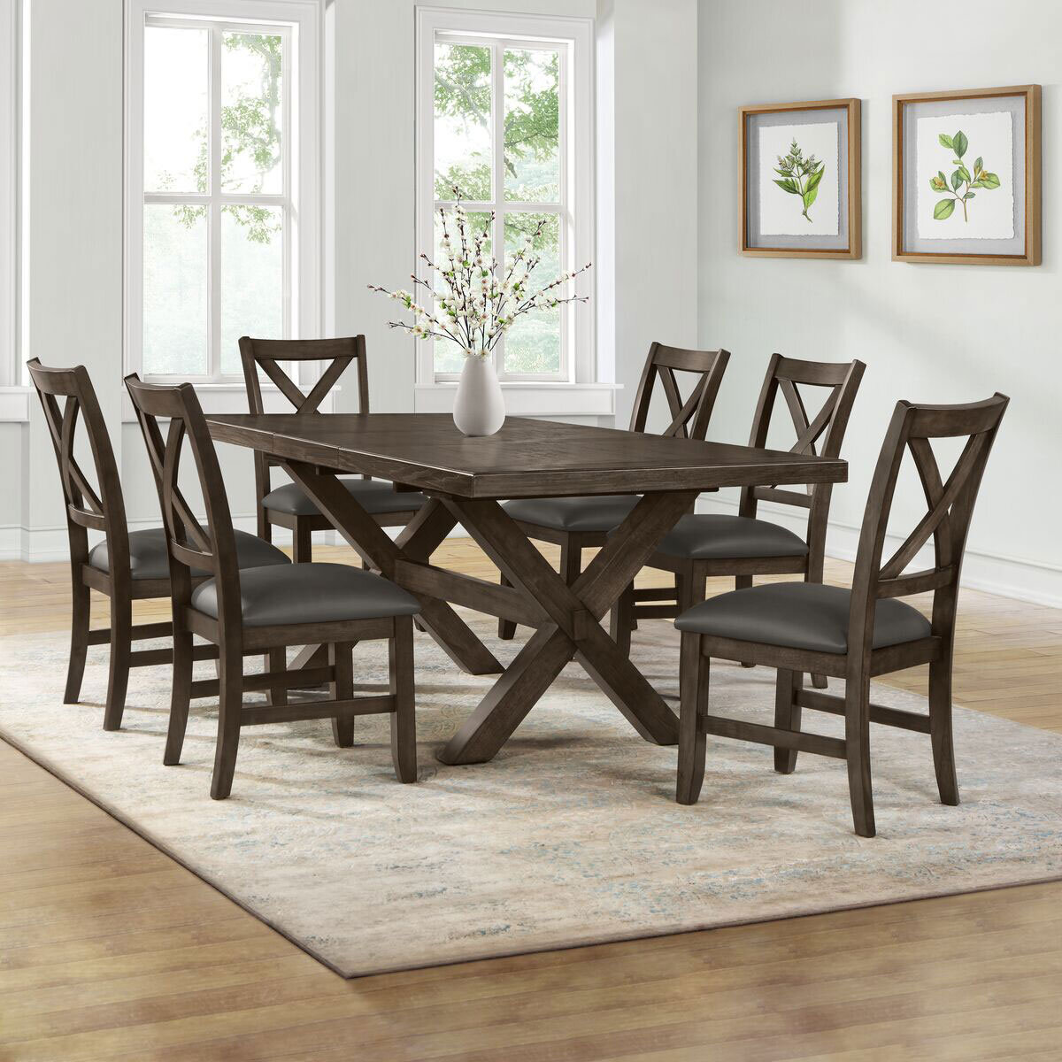 Hawthorne 9-Piece Dining Table Set Costco, 58% OFF