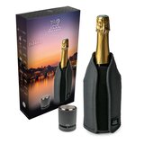 Peugeot Paris Frizz Wine Cooler Sleeve & Stopper Gift Set