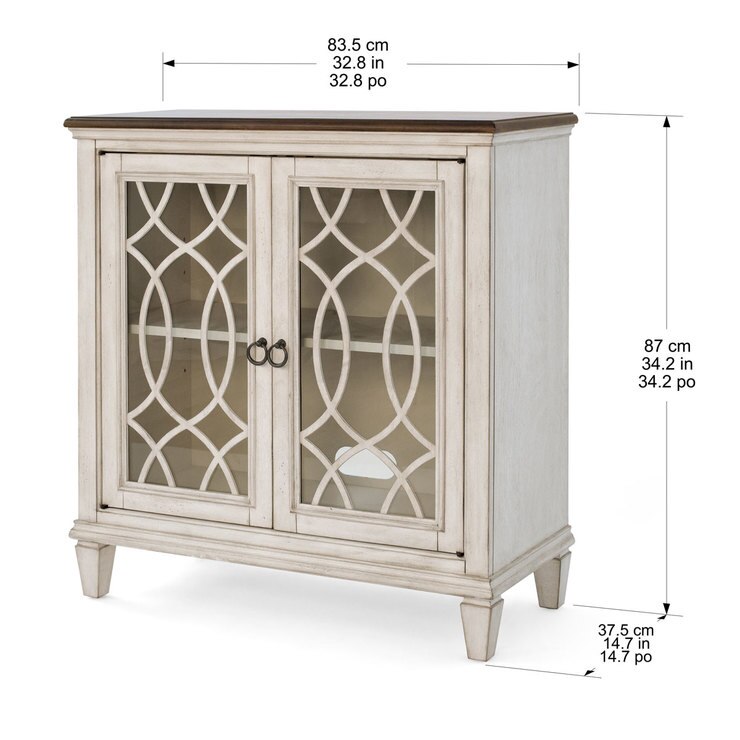 Pike & Main Jane Two-Tone Cream Accent Console | Costco UK