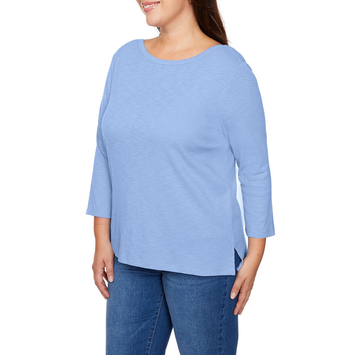 Kirkland Signature Ladies Boatneck Tee in Blue Kirkland Signature Ladies Boatneck Tee in Blue
