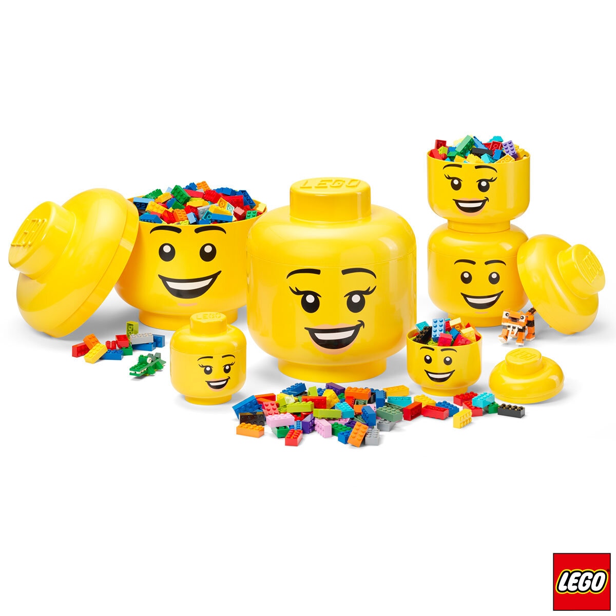 LEGO Storage Head Ultimate 6 Piece Set