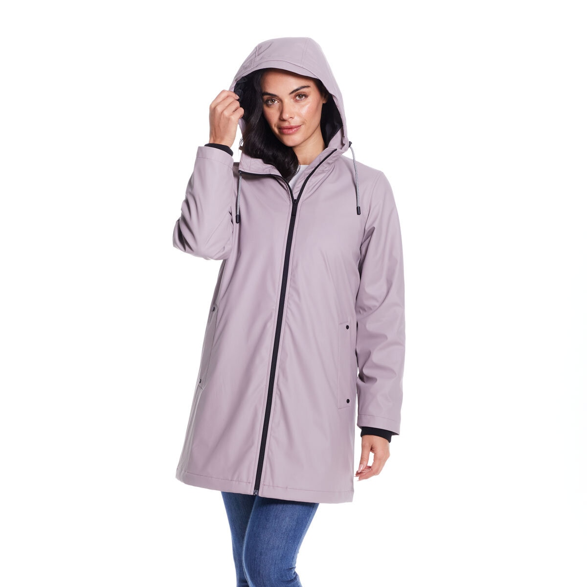 Weatherproof Ladies Slicker Jacket in Violet