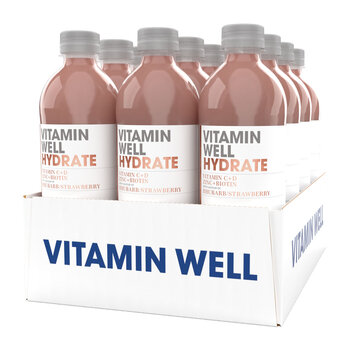 Vitamin Well Hydrate, 12 x 500ml