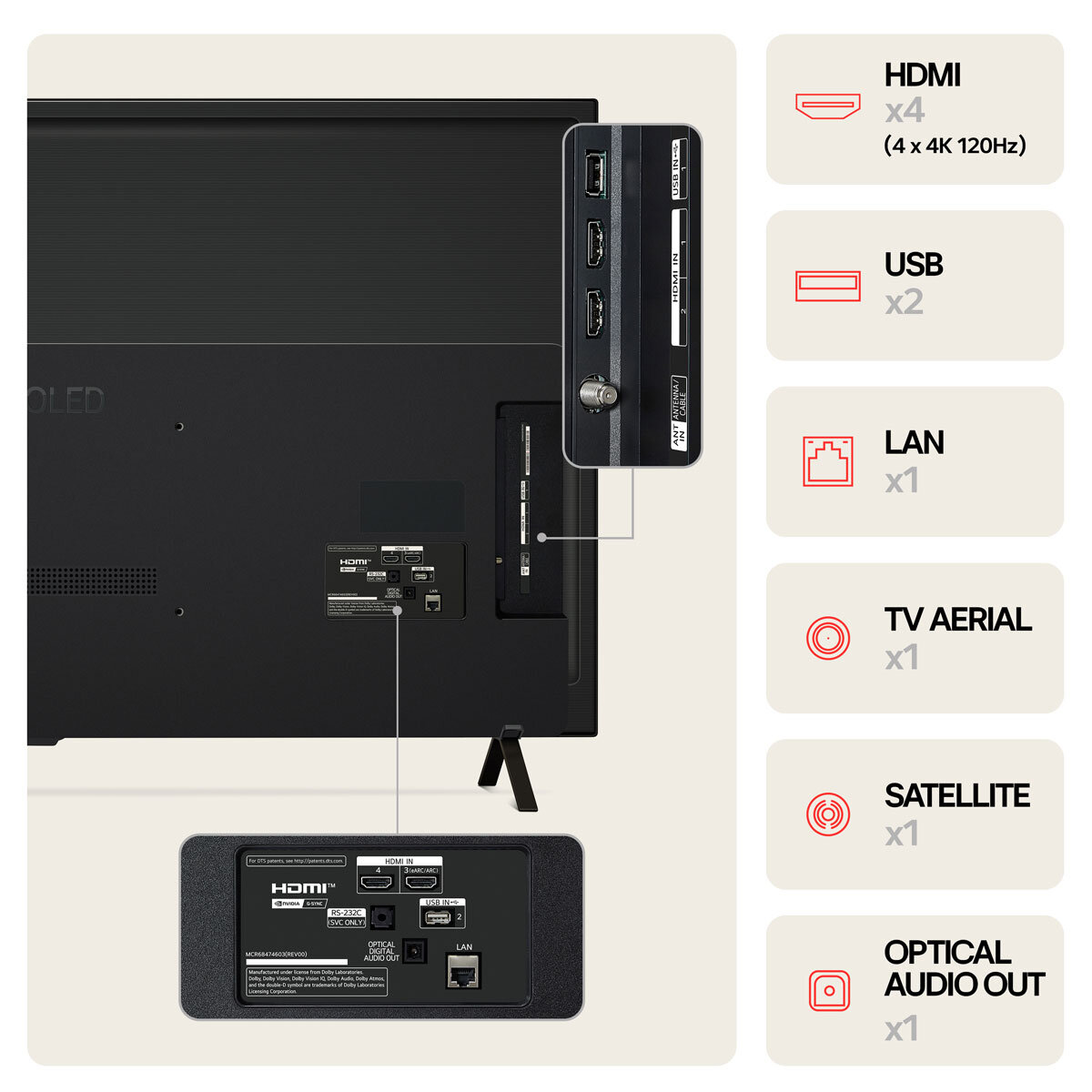 LG OLED55B46LA 55 Inch OLED 4K Ultra HD Smart TV