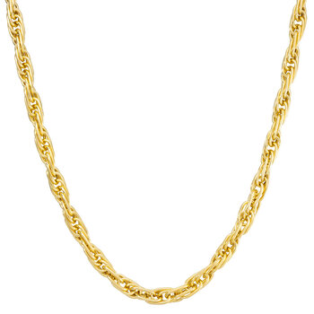 14ct Yellow Gold Multi Link Twist Necklace