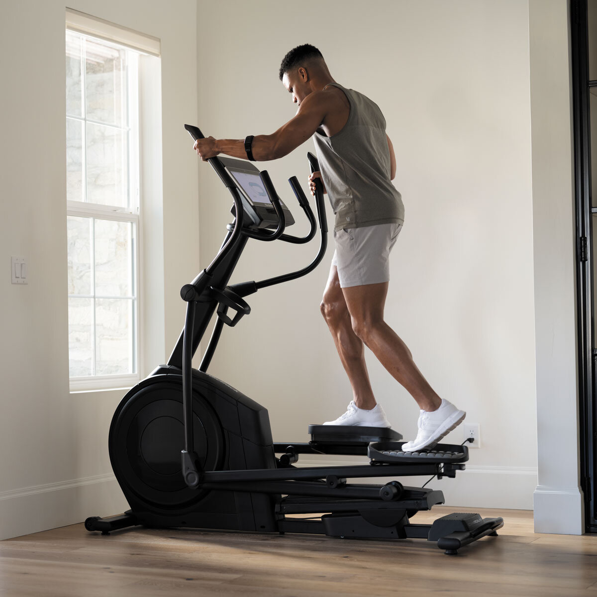 Installed Nordic Track AirGlide 14i Elliptical