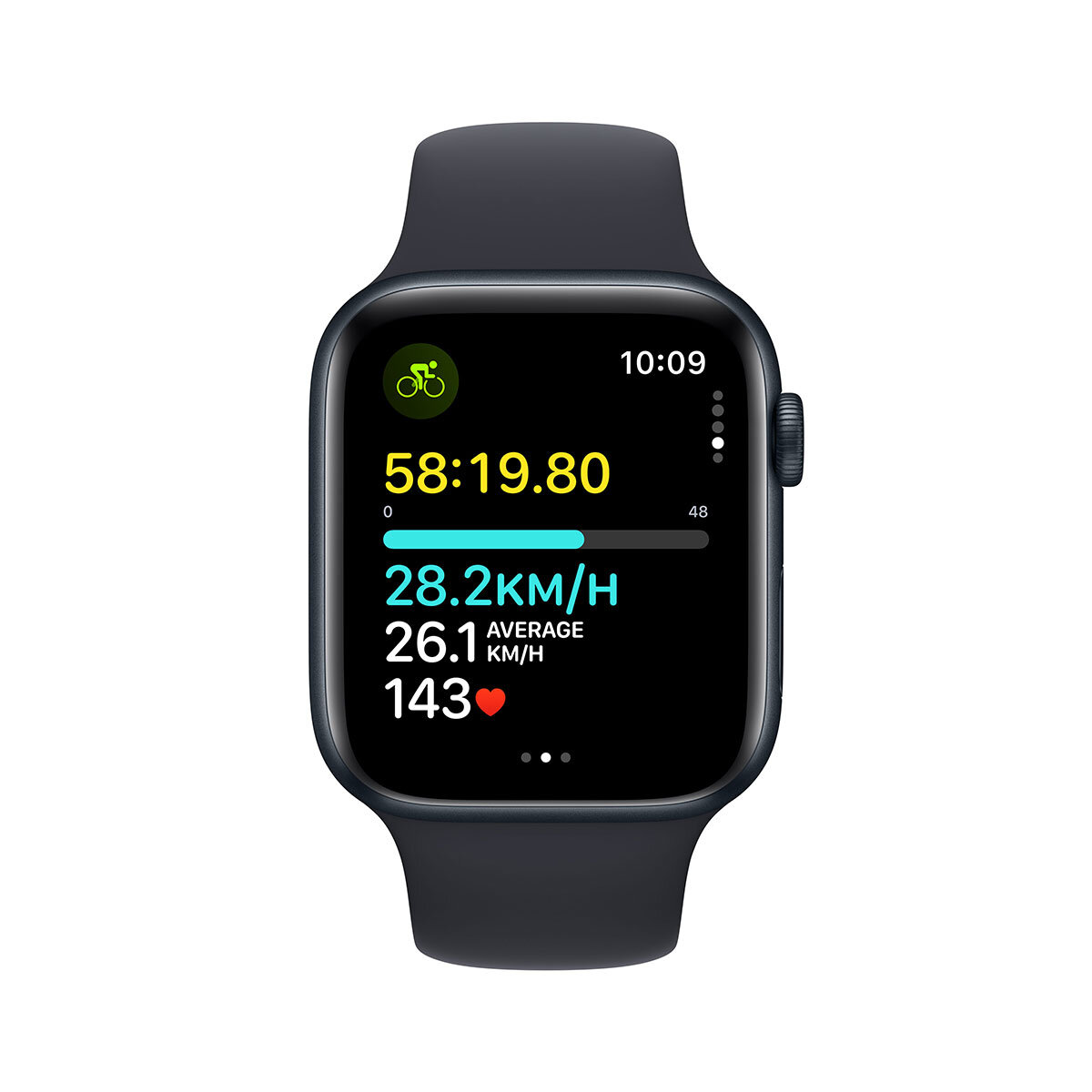 Buy Apple Watch SE GPS, 44mm Midnight Aluminium Case with Midnight Sport Band M/L, MRE93QA/A @costco.co.uk