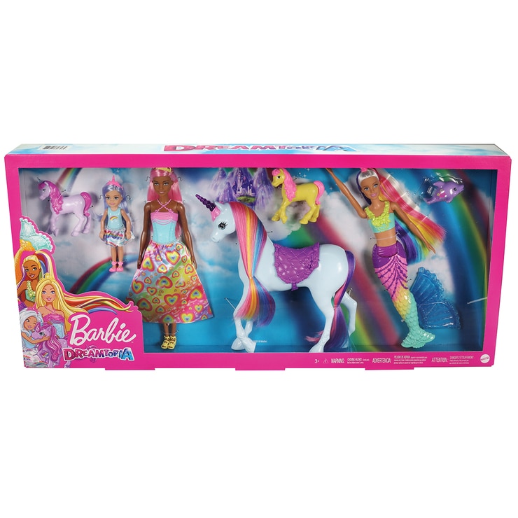 barbie and unicorn gift set