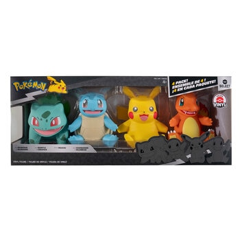 Pokémon Select Vinyl Figure 4 Pack - Four 8-Inch High-Quality Vinyl Figures (4+ years)