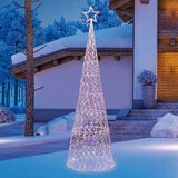 10ft (3m)  LED Colour Changing Cone Tree with 2000 LED lights