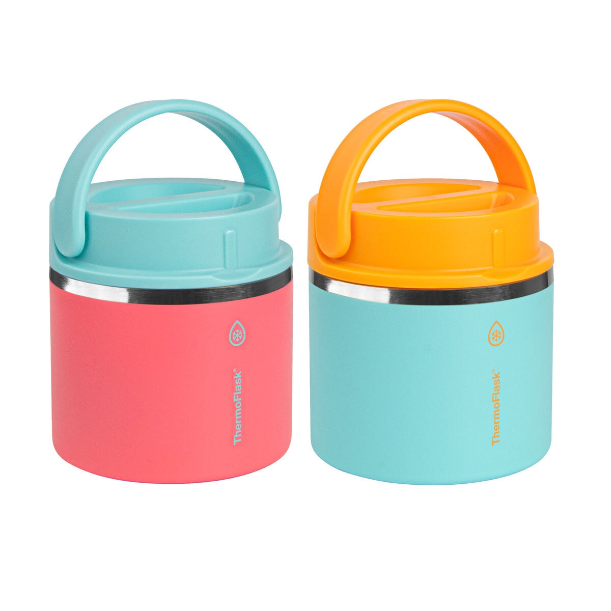 Thermoflask Food Jars SUGAR CORAL & MAUI BLUE