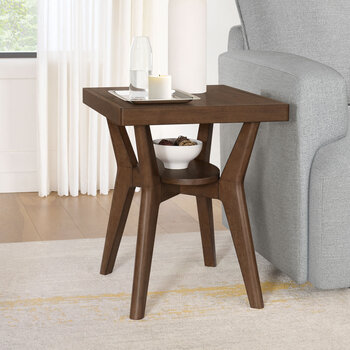 Wimberly Dark Wood Side Table