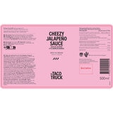 Cheezy Jalapeno Sauce Product Label, 500ml