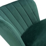 Sigma Green Brushed Velvet Bar Stool