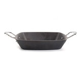 Samuel Groves Britania Cast Iron Double Handled Square Grill, 26cm