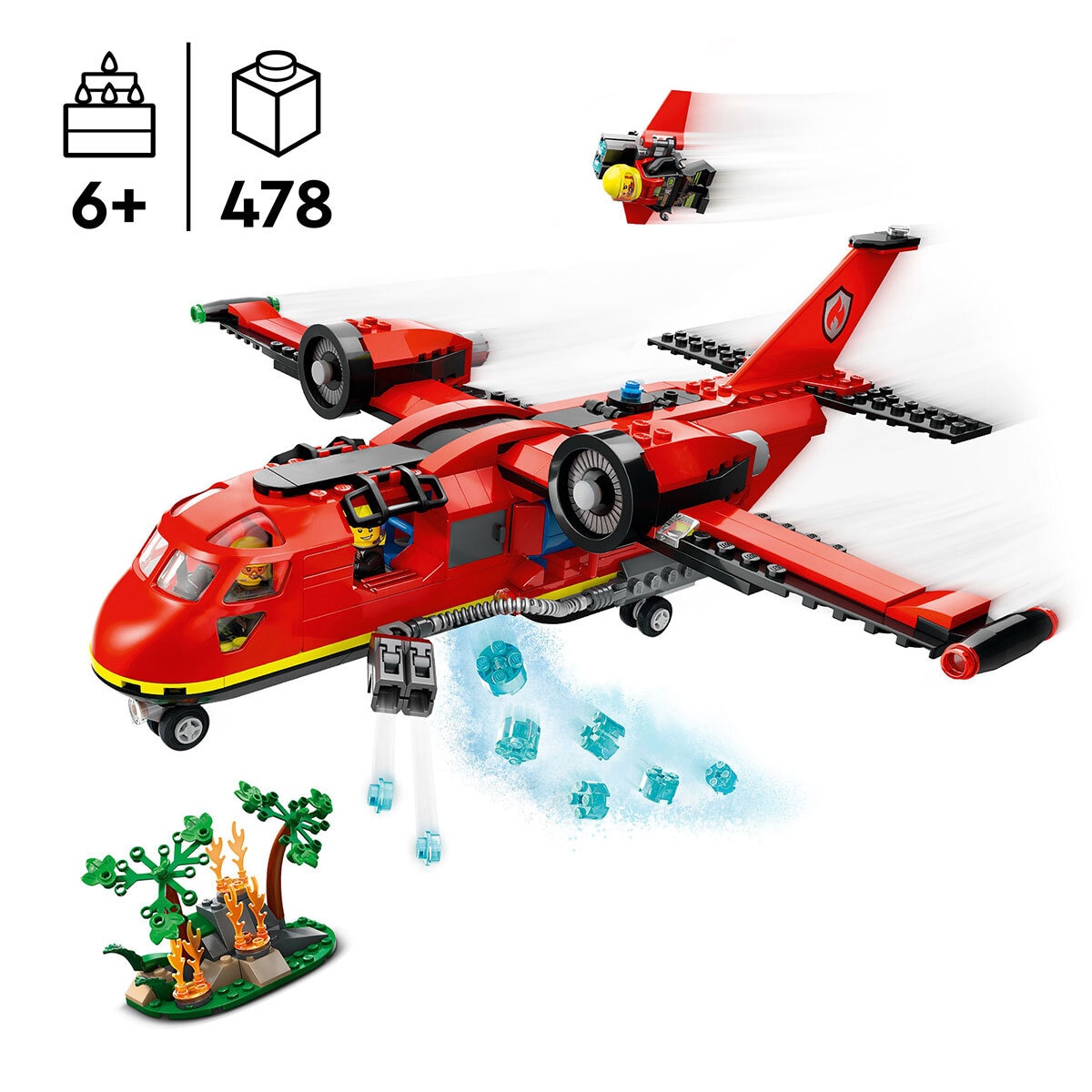 Buy LEGO City Rescue Fire Plane Overview Image at Costco.co.uk