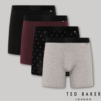 Ted Baker Men's Boxers, 4 Pack Ted Baker Men's Boxers, 4 Pack
