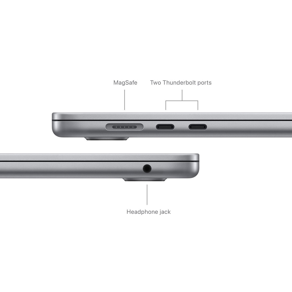 Apple MacBook Air 2024, Apple M3 Chip, 16GB RAM 256GB SSD, 15 Inch in Space Grey, MC9D4B/A at costco.co.uk