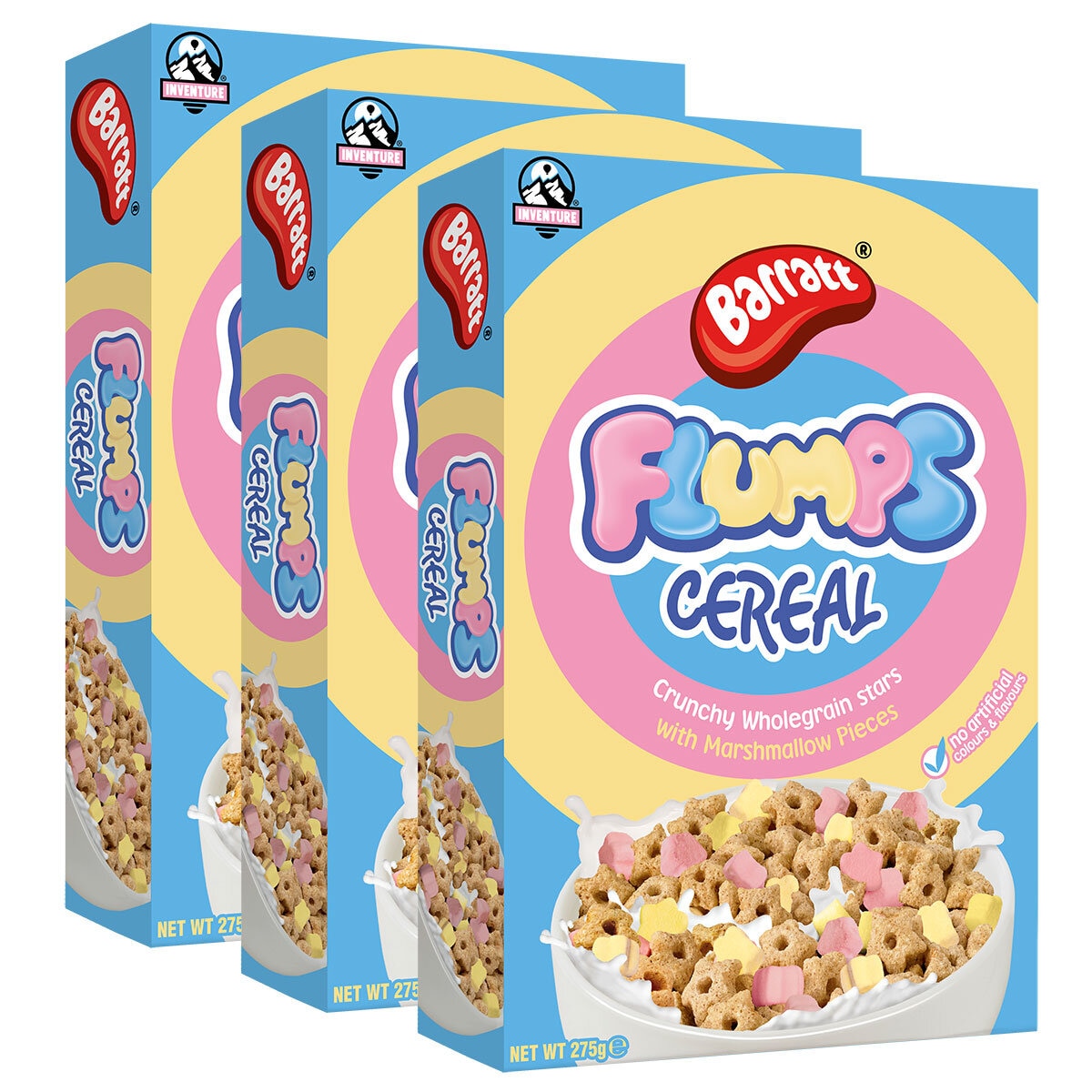 Barratt Flumps Cereal, 3 x 275g