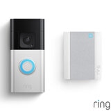 Ring Battery Video Doorbell Plus with 2nd Gen Chime Pro