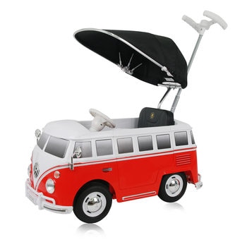 Toys - rollplay vw camper van children s push car red 12 months