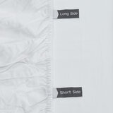 Luff Deep Fitted White Sheet