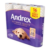 Andrex® Supreme Quilts 3-Ply Toilet Tissue, 16 Pack