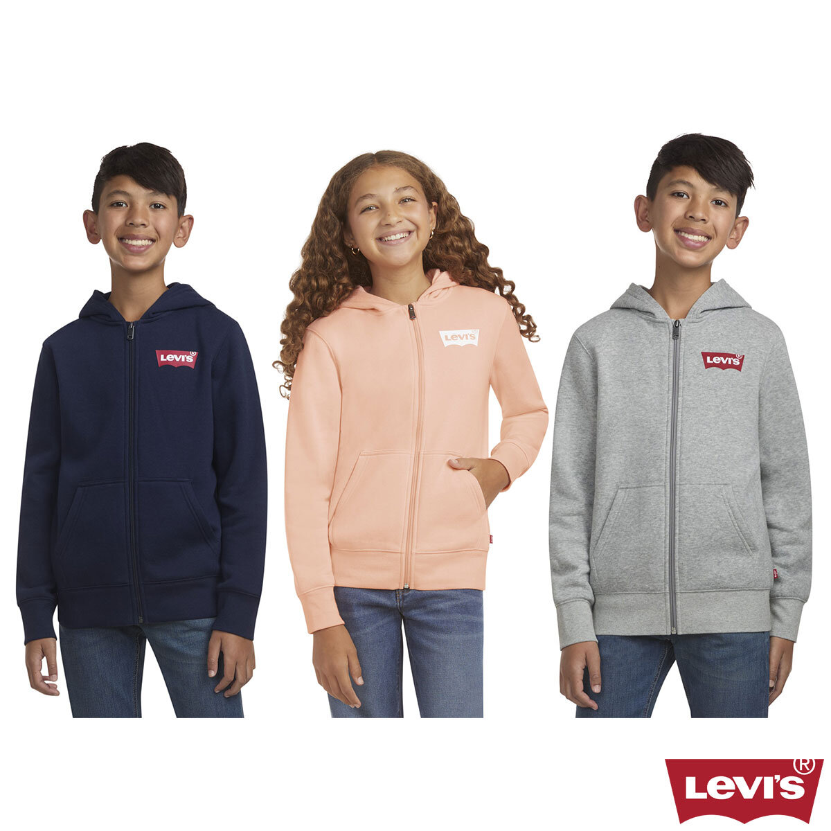 Levi Youth Zip Up Hoodie