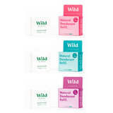 Wild Mixed Fragrance Deodorant Refill Multipack, 3 Pack