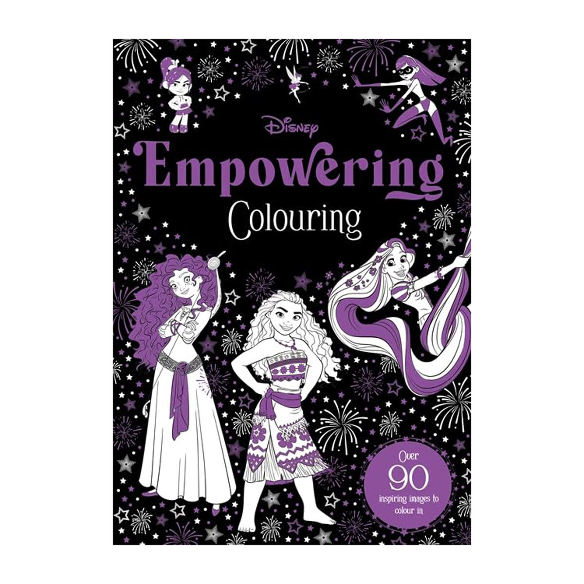 Disney Colouring in 5 Options: Classics, 100, Disneyland Parks, Animals or Empowering