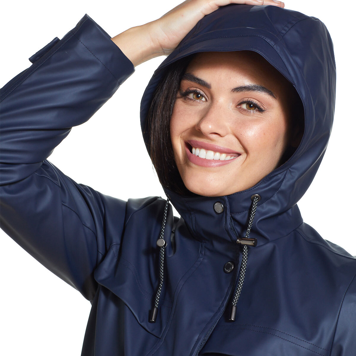 Weatherproof Women's Slicker Jacket in Navy, Small | Costco UK