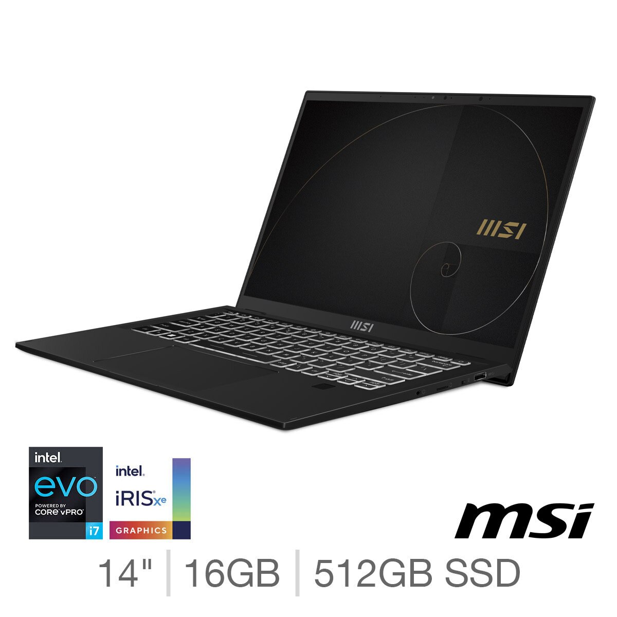 MSI Summit E14, Intel Core i7, 16GB RAM, 512GB SSD, 14 In...