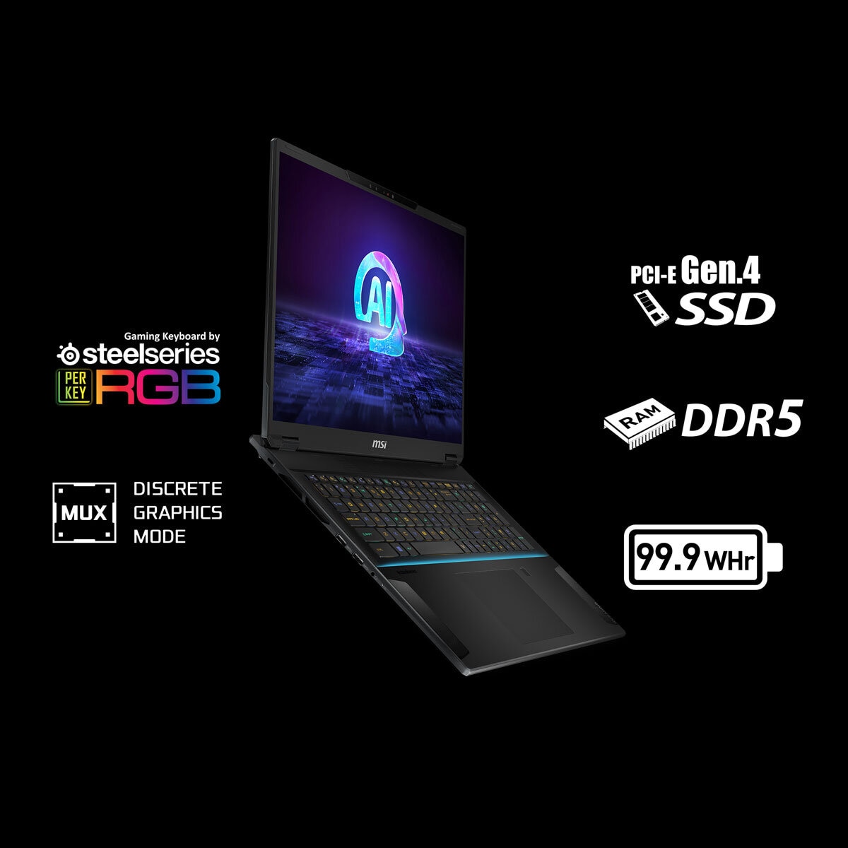 MSI Stealth, Intel U9, 32GB RAM, 2TB SSD, NVIDIA GeForce RTX 4070, 18 Inch Gaming Laptop, 9S7-183211-001 at costco.co.uk