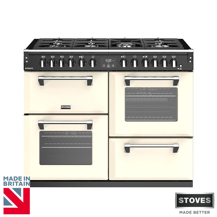 Stoves Richmond S1000DF, 100cm Dual Fuel Range Cooker A Rated in 2