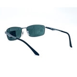 Ray-Ban Gunmetal Sunglasses with Green Lenses, RB3498 004/71