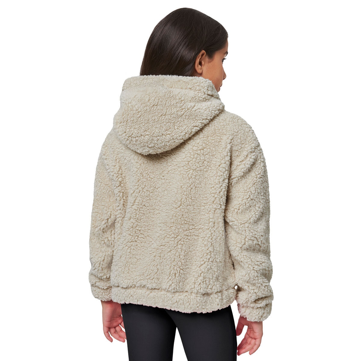 Mondetta Youth 1/2 Zip Pullover in Beige