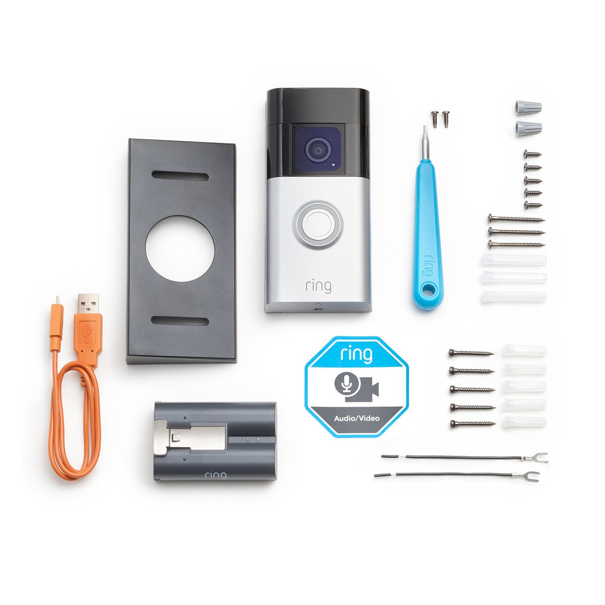 Ring Doorbell Plus with Chime and Additional Quick Release Battery Ring Doorbell Plus with Chime and Additional Quick Release Battery