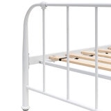 Gallery Loughton Cream Metal Bed Frame, Double