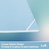 Luff Prestige Bamboo Memory Foam Mattress Topper