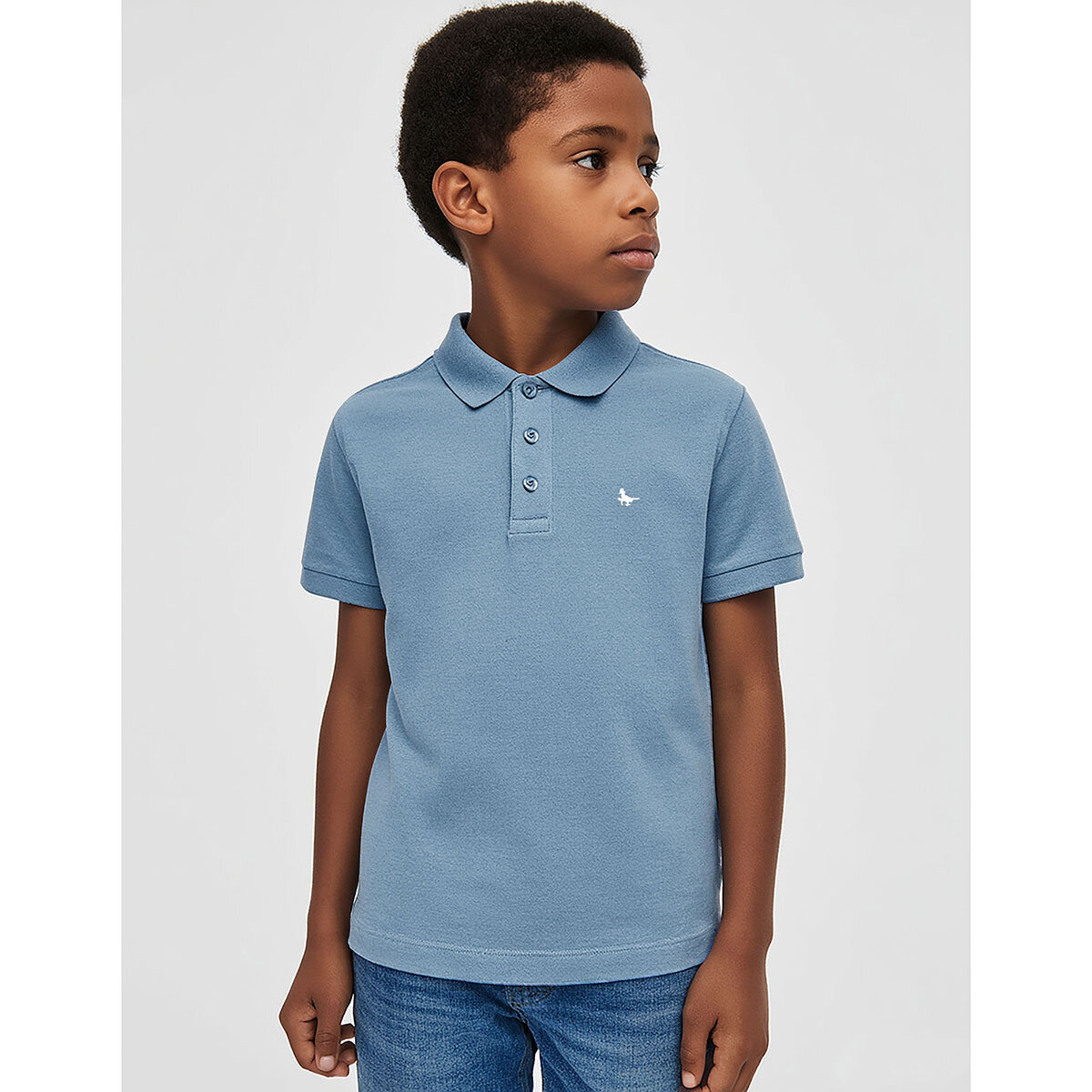 Jack Wills Youth Polo in Blue & Pink