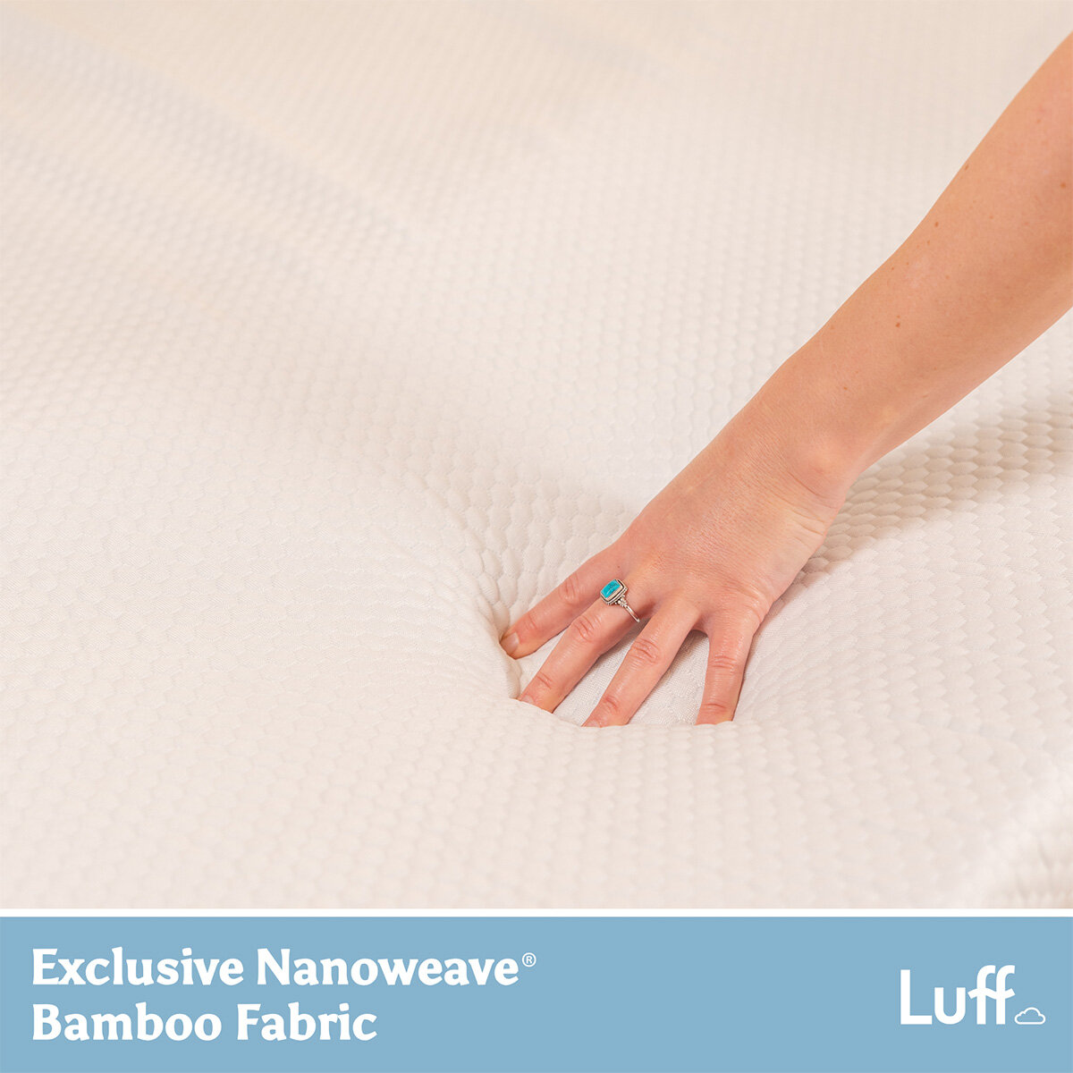 Luff Prestige Bamboo Memory Foam Mattress Topper