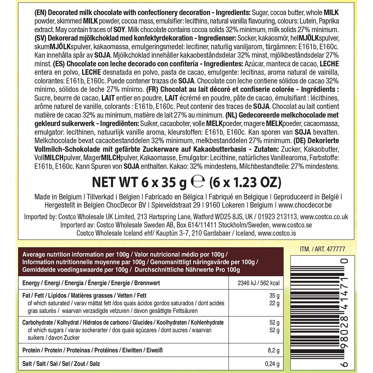 Nutritional Information