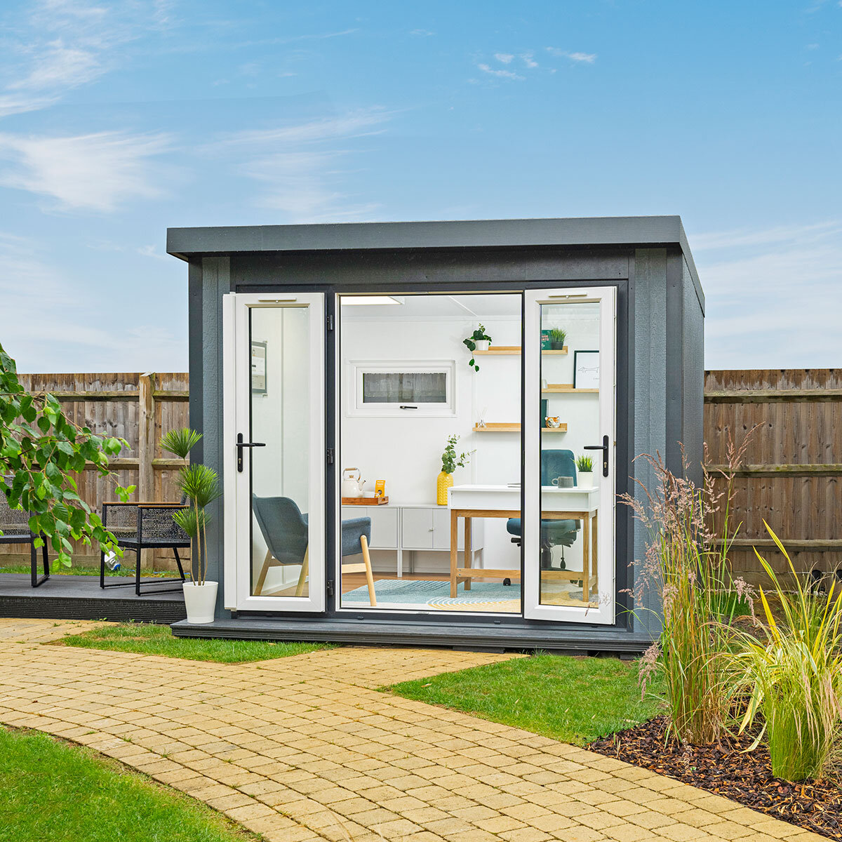 Installed Green Retreats Basebox Garden Room 3m x 3m