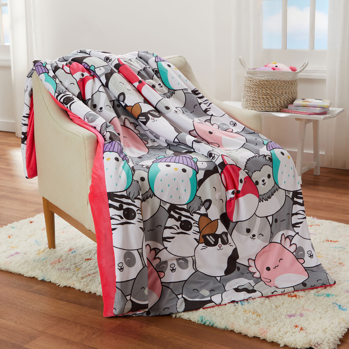 Squishmallows Snuggle Throw in 4 designs