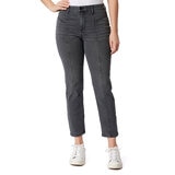 Briggs Ladies Mid Rise Stretch Jean in Black