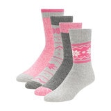 Weatherproof Ladies Thermal Sock 4 Pack in Pink